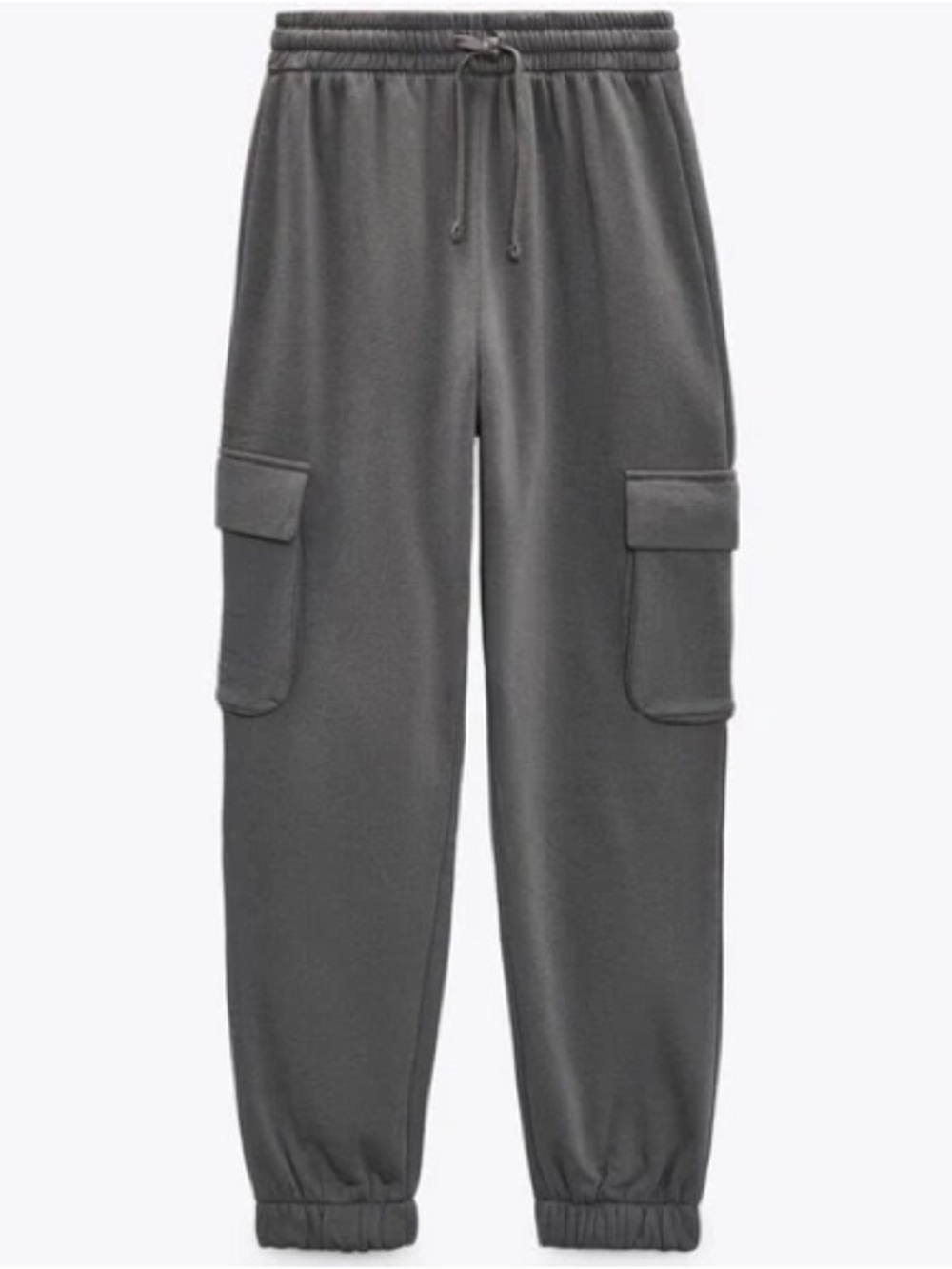 Zara Cargo Jogger Sweatpants - Grey -‎ Medium